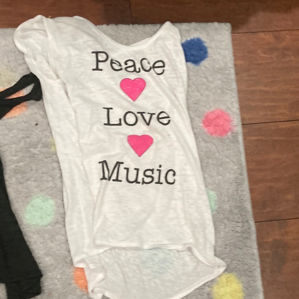 Music semi see-threw shirt